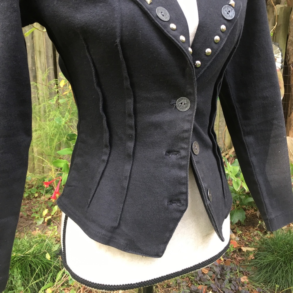 Vintage L. A. Gear Studded Denimn Jacket - Picture 11 of 16